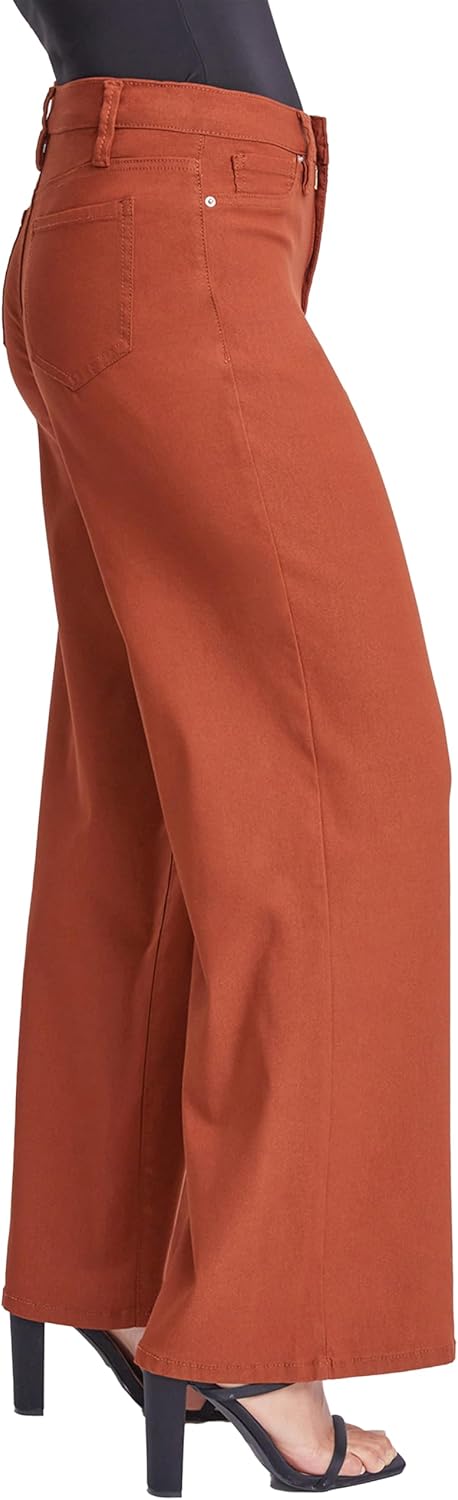 womens high rise wide leg pants